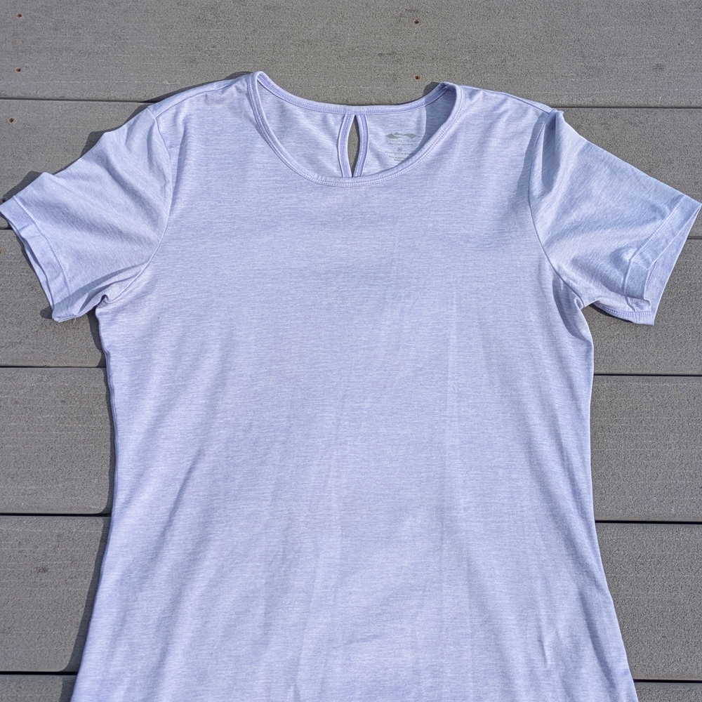 Champion Short Sleeve Crewneck Top in Light Lavender